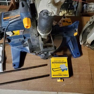 Ryobi Table and Circular Saw and Aluminum Folding Table