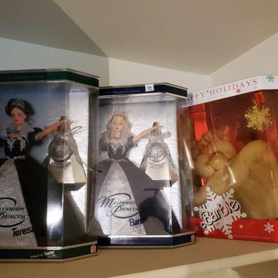 Holiday Barbies