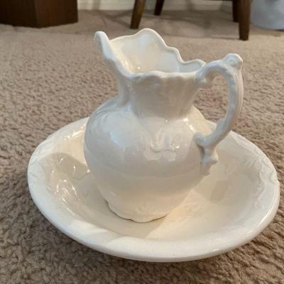 Pitcher 7â€and Bowl 10â€ 