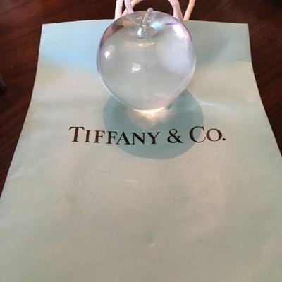 Tiffany Apple Paperweight