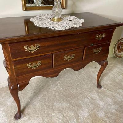 ELEGANT Hardwood Traditional Lowboy Chest of Drawers