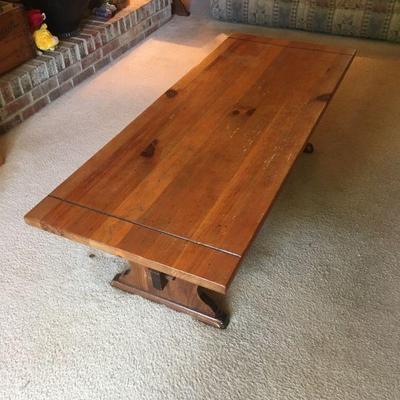 Wooden Coffee Table (54x22x16.5"