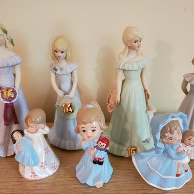 Growing Up Birthday Girls and Porcelain Figurines