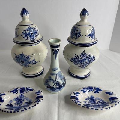 Assorted Blue & White Porcelain