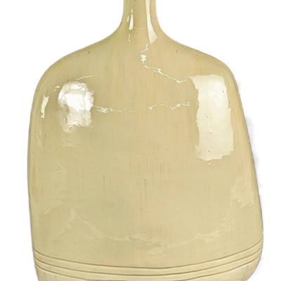 Large Ceramic Glazed Decor Vessel - 20