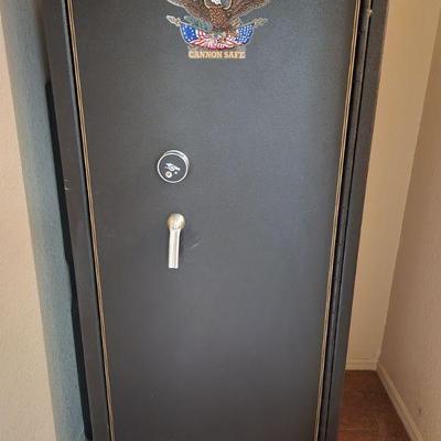 Cannon Gun Safe ($750) - can be moved w/ appliance dolly (we moved it into the master bedroom for easier moving), 60