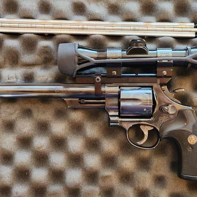 Smith & Wesson 44 Mag Revolver w/ Scope ($1100)
