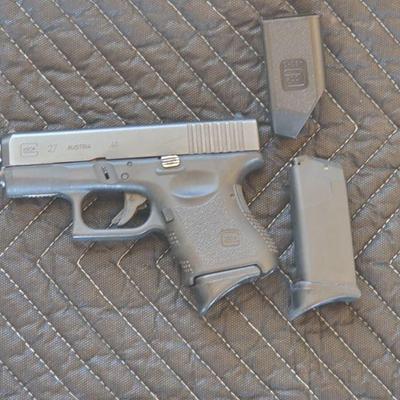 Glock 27 40 Cal. ($500) AVAILABLE NOW