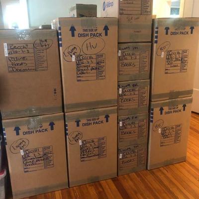 Any moving boxes seen on property are NOT FOR SALE. please do not open or tamper with their personal boxes. thank you 