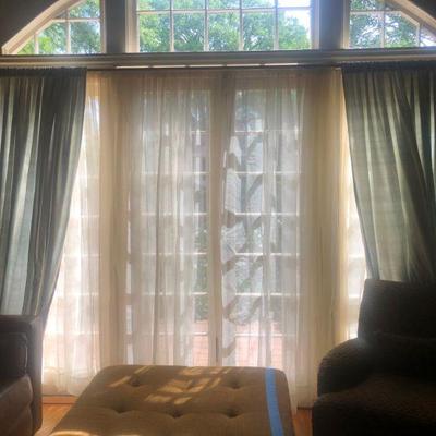 window treatments for sale but the RODS are not 