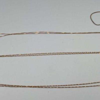 CTD307-Assorted 14k Gold Chains