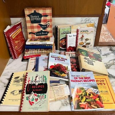 CTD065- Mystery Cooking Books Lot