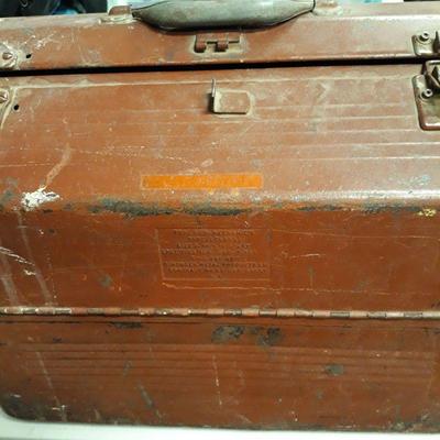 Vintage Metal Tackle Box 