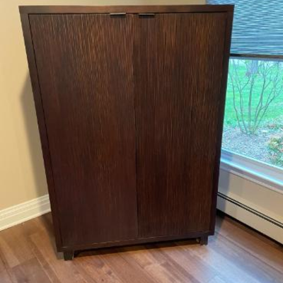Crate & barrel desk cabinet 