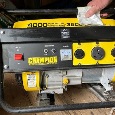 Champion generator 