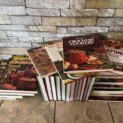 collection of cookbooks