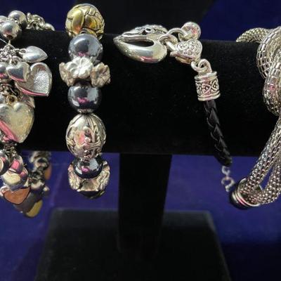 assortment of bracelets