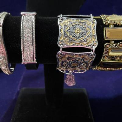 assortment of bracelets