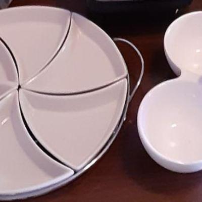 two divided dishes
