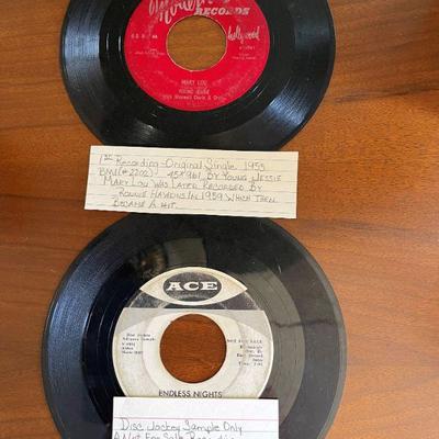 collection of 45 records