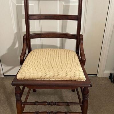 19th century chair (used to have cane bottom)