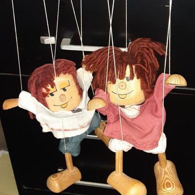 pair of puppets 
