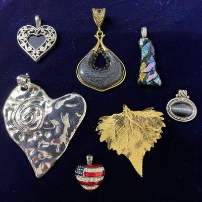 assortment of pendants