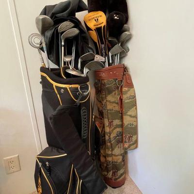 golf clubs & bags - "Ben Hogan"