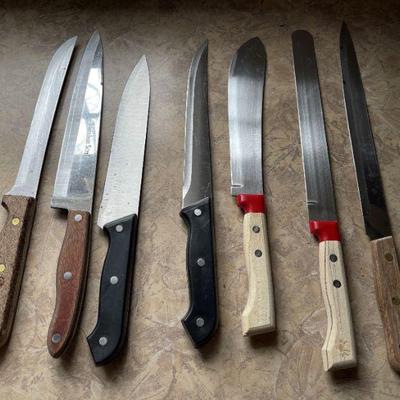 assortment of knives
