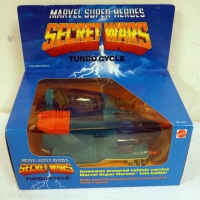 1126	MARVEL SUPER HEROES SECRET WARS *TURBO  CYCLE*, SEALED, MATTEL 1984
