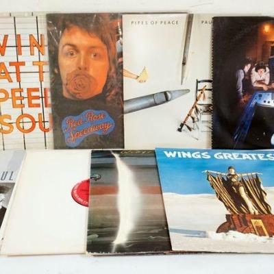 1021	LOT OF PAUL MCCARTNEY/PAUL MCCARTNEY & WINGS VINYL ALBMUS INCLUDES WINGS AT THE SPEED OF SOUND, BACK TO THE EGG, PIPES OF PEACE, RED...