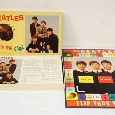 1006	MILTON BRADLEY 1964 THE BEATLES BOARD GAME *FLIP YOUR WIG*, GAME BOARD APPROXIMATELY 18 1/2 IN X 15 1/4 IN
