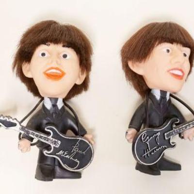 1001	THE BEATLES 1964 REMCO DOLLS INCLUDES JOHN, PAUL, GEORGE & RINGO ALL W/INSTRUMENTS, APPROXIMATELY 4 1/2 IN HIGH
