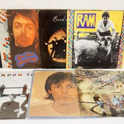 1020	LOT OF PAUL MCCARTNEY/PAUL MCCARTNEY & WINGS VINYL ALBUMS INCLUDES SELF TITLED, RAM, BAND ON THE RUN, RED ROSE SPEEDWAY, WINGS WILD...