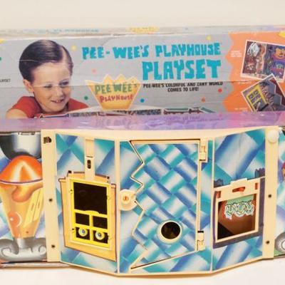 1161	PEE-WEES PLAYHOUSE PLAYSET W/ CONTENTS MATCHBOX 1988. BOX HAS WEAR, MAY NOT BE COMPLETE. PLAYHOUSE APP. 27 IN X 7 1/4 IN X 7 3/4 IN...