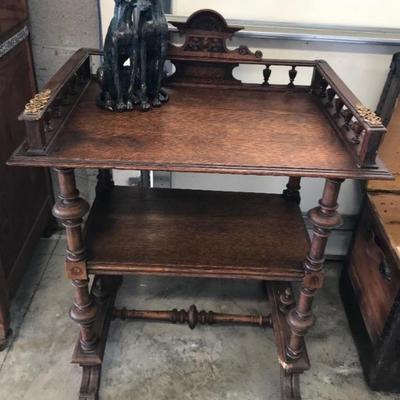 Victorian tray table $ 200
26 1/2 X 18 X 35