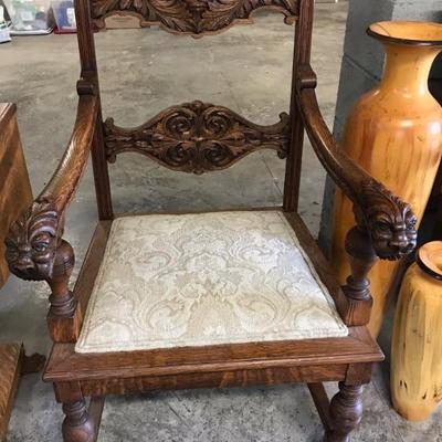 baroque revival chair $295