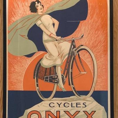 This is an original lithograph from 1925 in excellent condition,  25 x  39 in.  