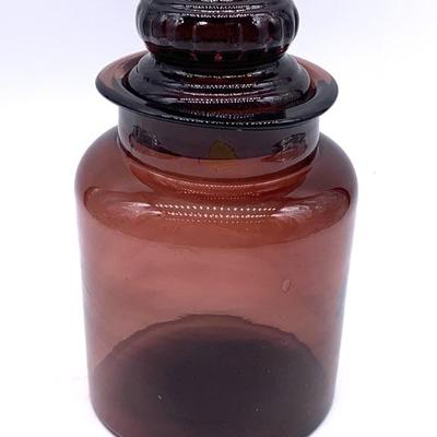 Very pretty blown glass jar