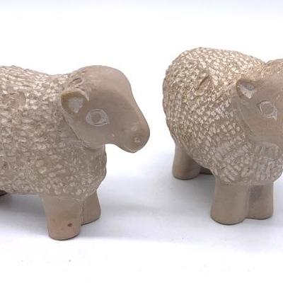 Soapstone sheep, 4 in. length