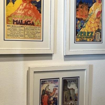 Sanish posters framed