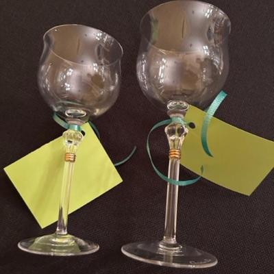 12 Christian Dior wine glasses- two sizes