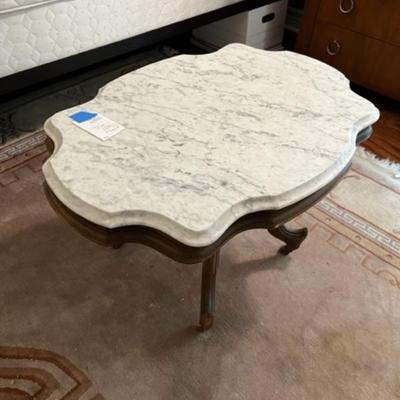 Antique marble top table
