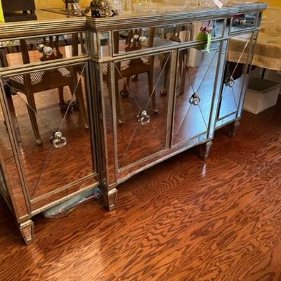 Magnificent mirrored buffet