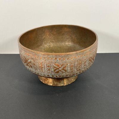 Hand Formed Pakistani Copper Bowl