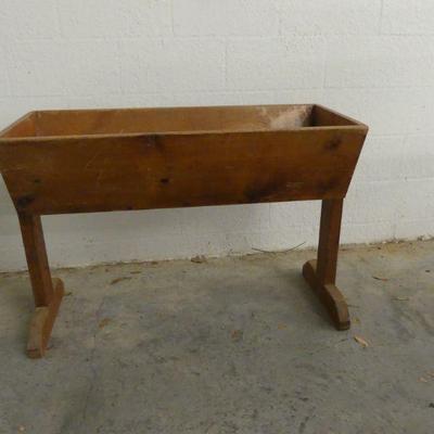 Antique Wooden Trough/Planter From a 19th Century Textile Mill - 40