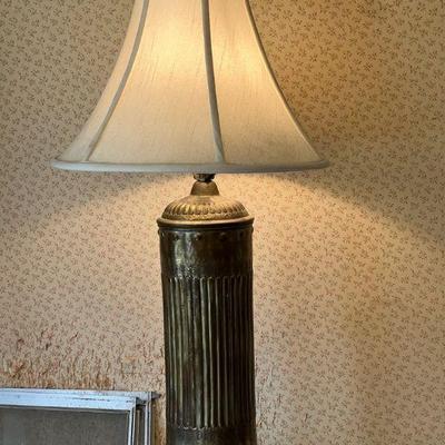 Hammered Bronze Table Lamp
