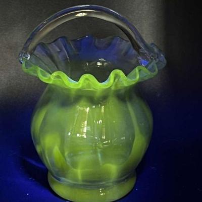 UV Reactive Purple Glass Vase Glows Under Blacklight
 Uranium Glass