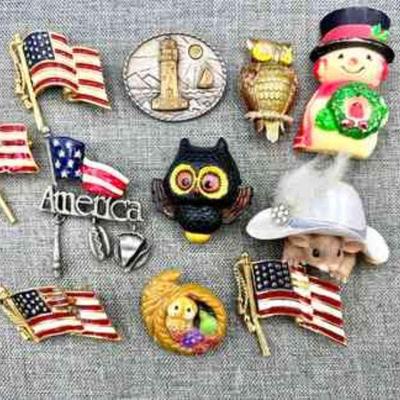 Patriotism & Birds Of The Brooches
