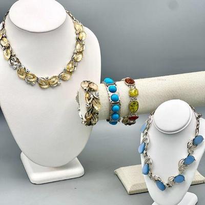 Shining Vintage Costume Necklaces & Bracelets Feat. Lisner
